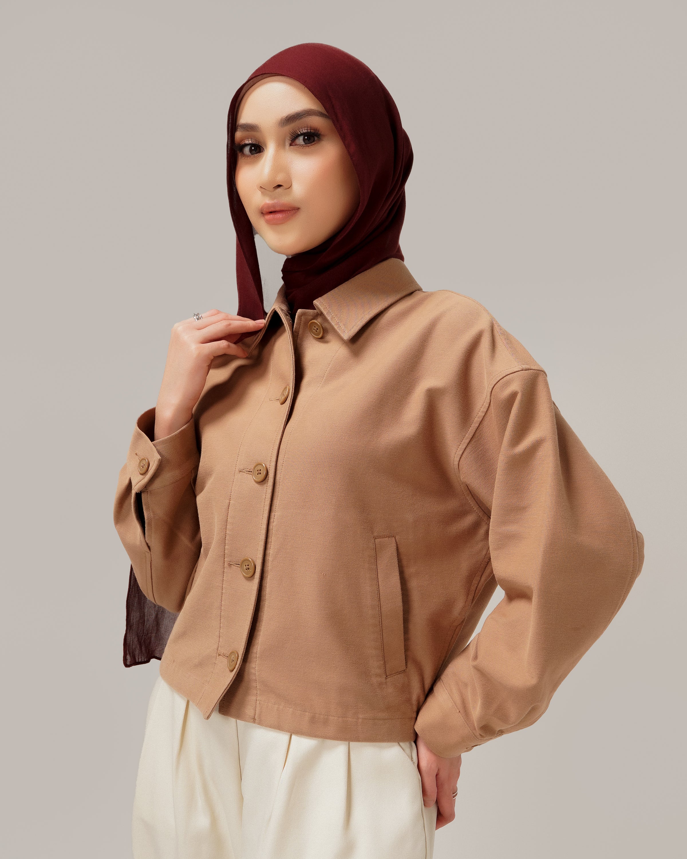 Rhystic RS-01 Scarf Mahogany Red